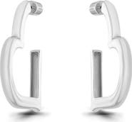 Christian Siriano New York Heart Hoop Earrings