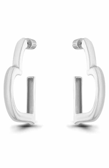 Christian Siriano New York Heart Hoop Earrings