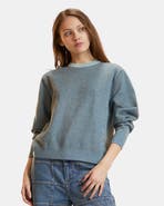 Cynthia Rowley Metallic Knit Crewneck