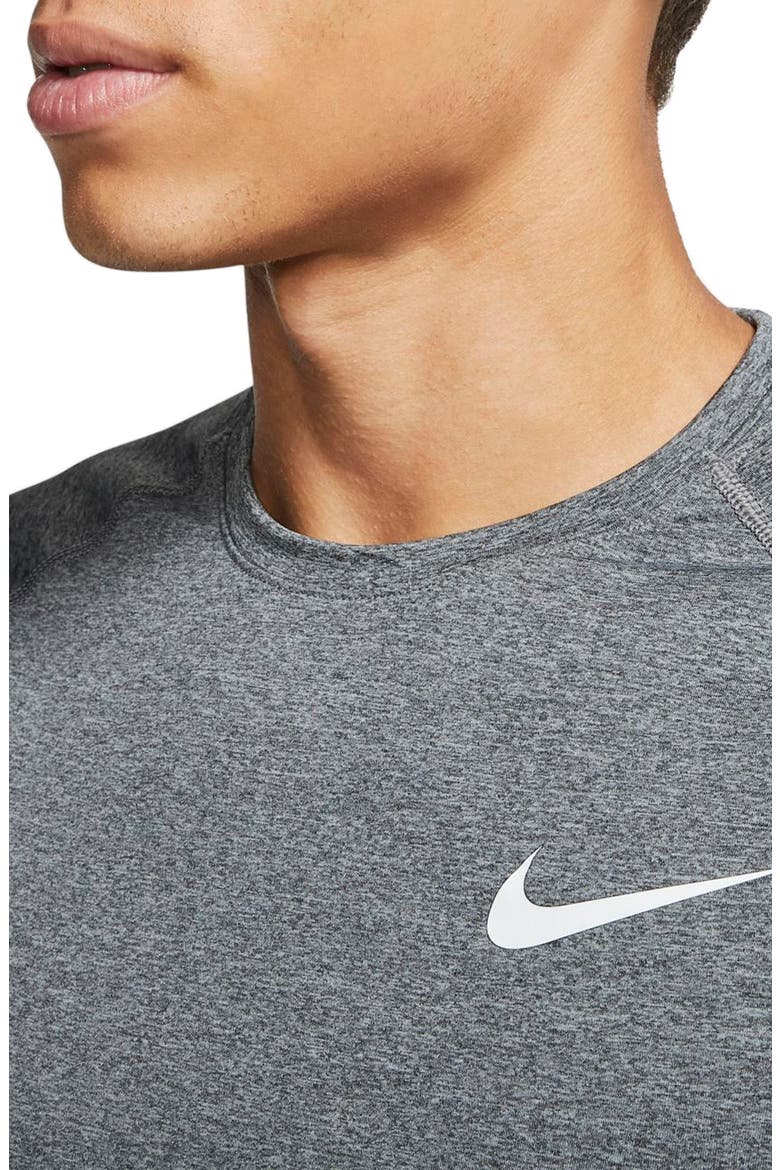 Pro Dri-FIT Performance T-Shirt, Alternate, color, DARK SMOKE GREY/ GREY