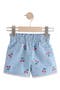 Kids' Cherry Embroidered Denim Shorts