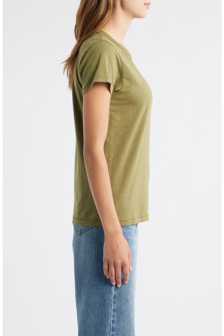 The Slub Cotton T-Shirt, Alternate, color, OLIVE