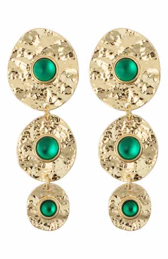 Graduated Circle Linear Earrings