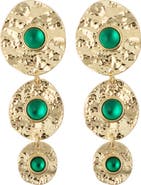 Panacea Graduated Circle Linear Earrings