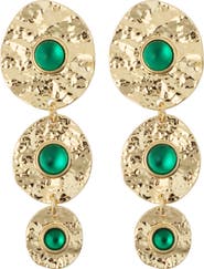 Panacea Graduated Circle Linear Earrings