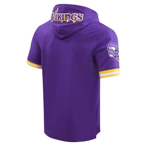 PRO STANDARD PRO STANDARD JUSTIN JEFFERSON PURPLE MINNESOTA VIKINGS PLAYER NAME & NUMBER HOODIE T-SHIRT