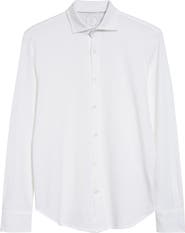 Eleventy Dandy Jersey Button-Up Shirt