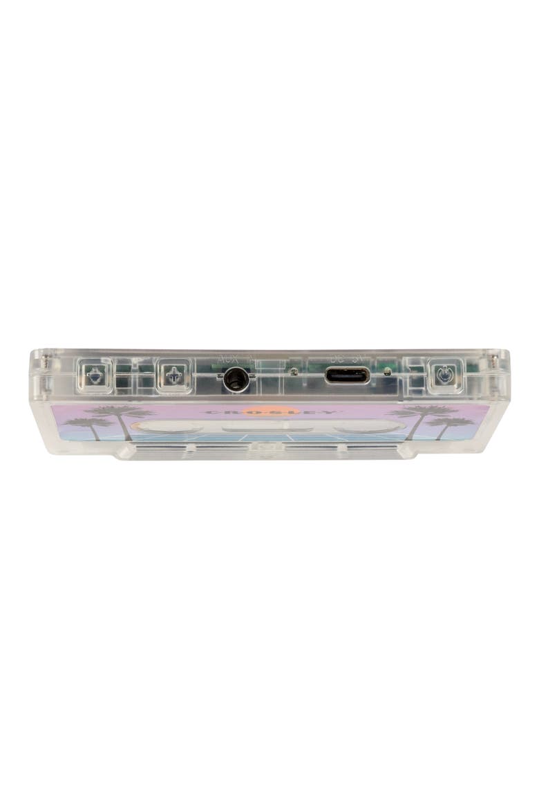 Cassette Tape Portable Bluetooth® Speaker, Alternate, color, VAPORWAVE TRANSLUCENT