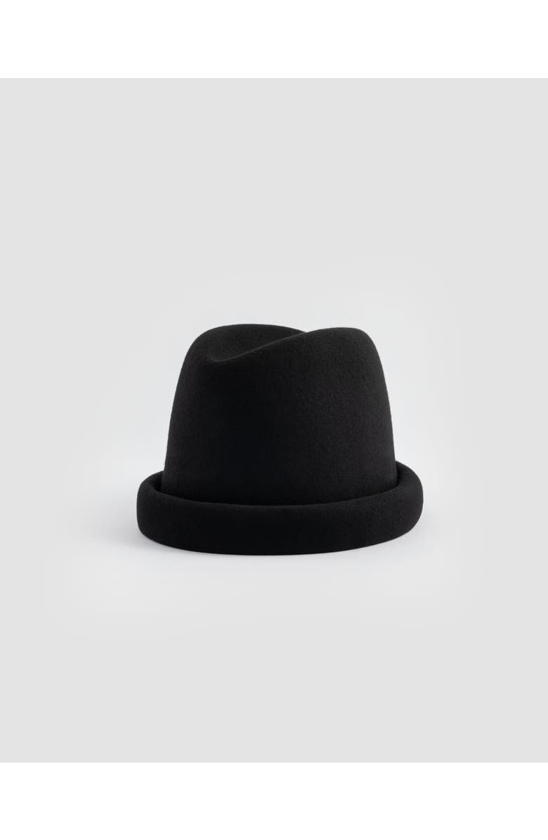 Born To Roam Russian Pillbox Hat, Main, color, Black