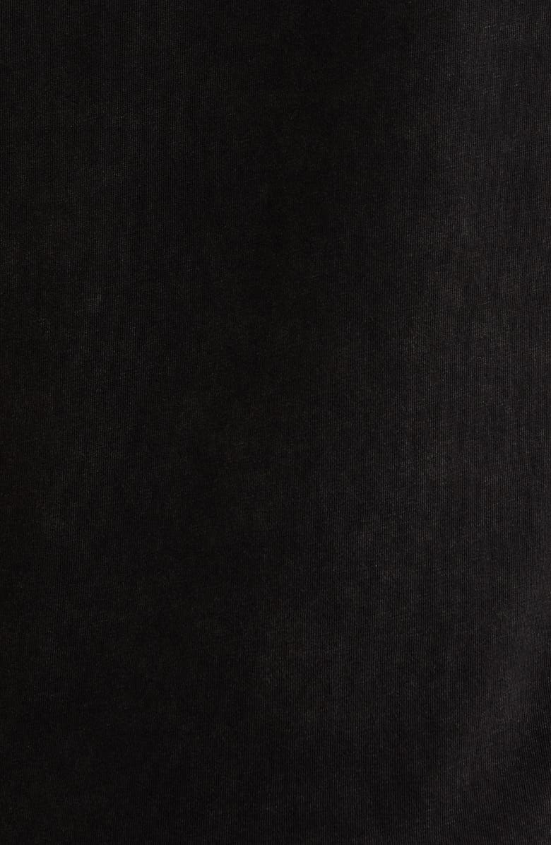 John Varvatos Skull Tiles Raw Edge Graphic T-Shirt, Alternate, color, Black