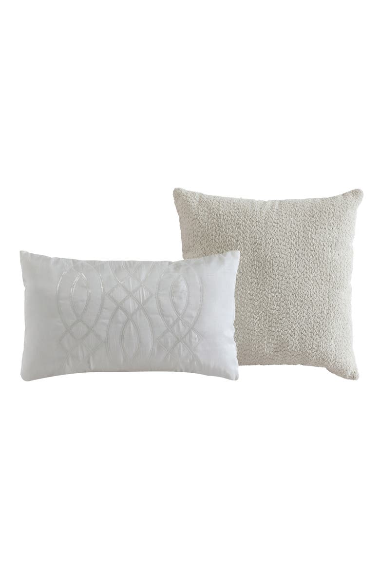 Trellia 5-Piece King Comforter Set, Alternate, color, MARSHMALLOW