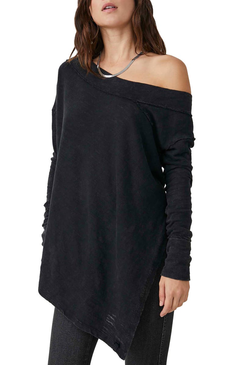 Free People To the Right Off the Shoulder Knit Top, Main, color,