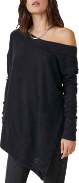 Free People To the Right Off the Shoulder Knit Top