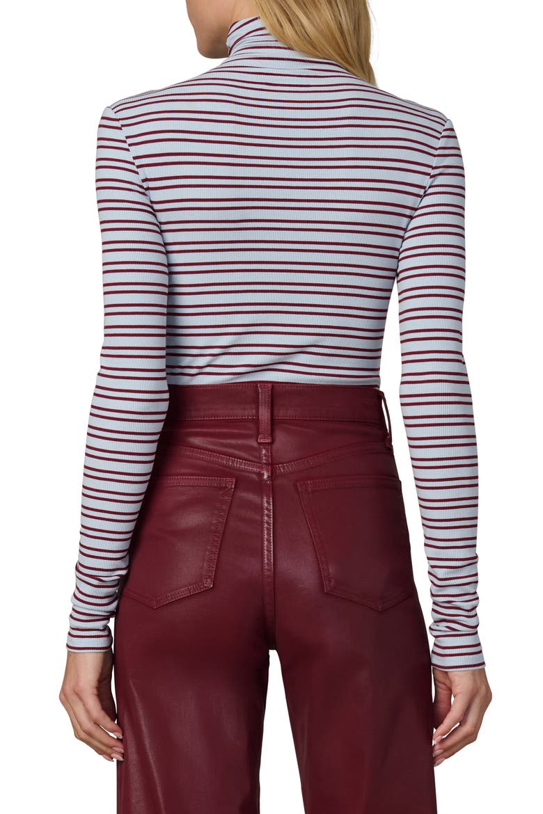The Tony Stripe Turtleneck Top, Alternate, color, SKY/SYRAH STRIPE