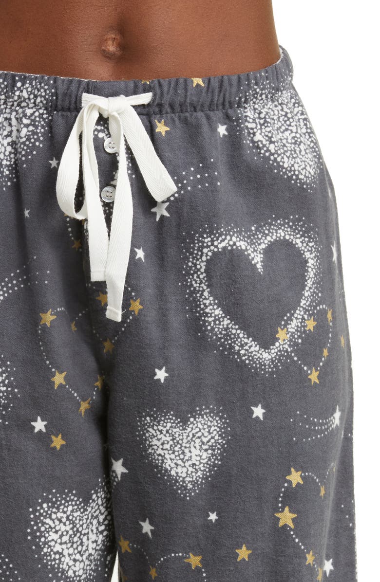 PJ Salvage Cotton Flannel Pajamas, Alternate, color,