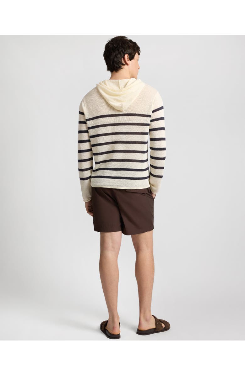 Onia Frank Hooded Sweater, Alternate, color, Midnight/Egret