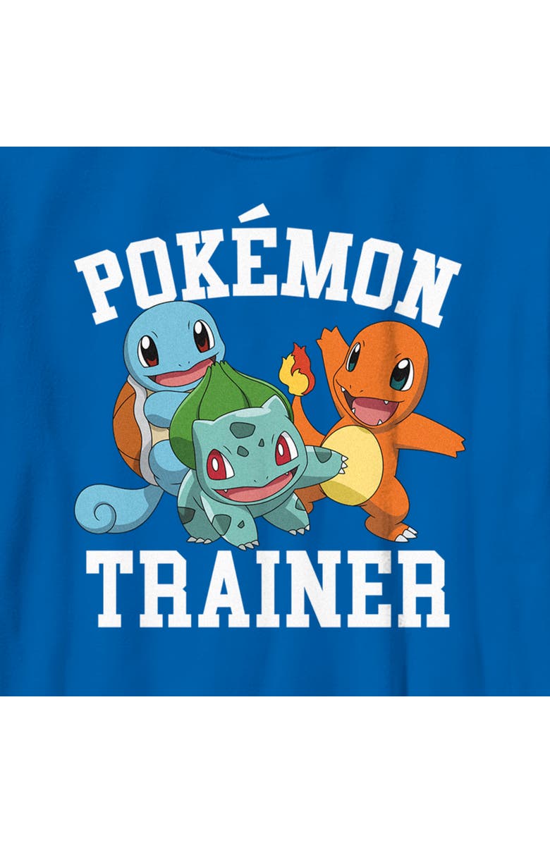 POKEMON Boy's Pokemon Trainer Characters  Graphic T-Shirt, Alternate, color, Royal Blue