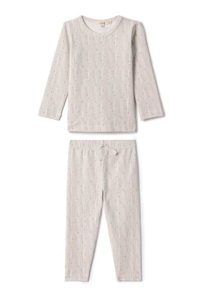 Boy Line Print Two Piece Long Sleeve Top and Pants Set, Main, color, Powder/Light Ink