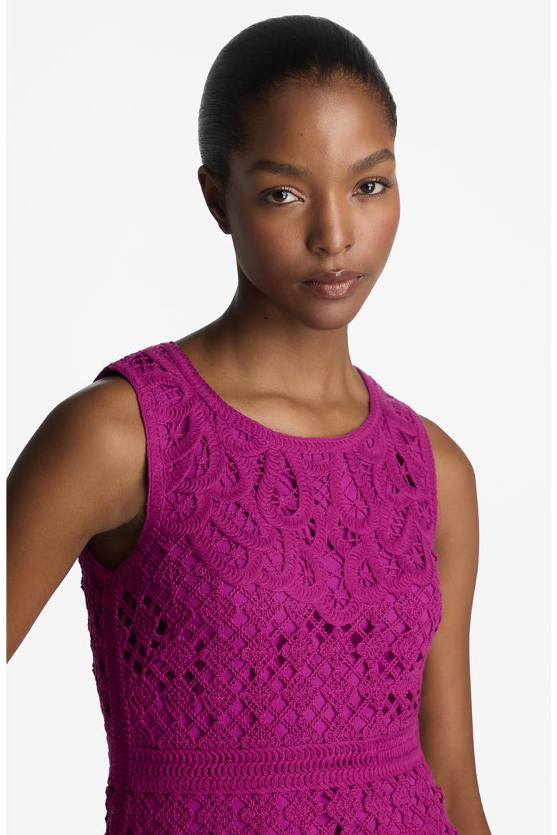 Cornely Engineered Lace Gown, Alternate, color, AZALEA