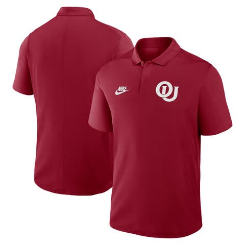 Men's Nike Crimson Oklahoma Sooners Primetime Victory Legacy Vault Logo Performance Polo
