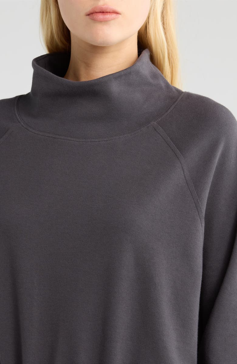 UGG<sup>®</sup> Seren Side Tie Funnel Neck Top, Alternate, color, Ink