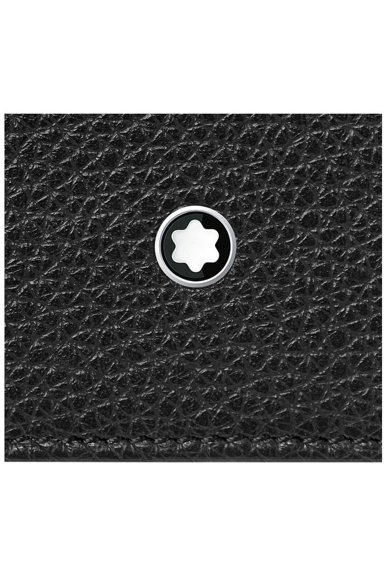 Meisterstück Soft Grain Leather Wallet, Alternate, color, BLACK