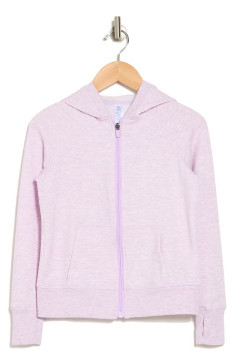 Kids' Brushed Knit Hoodie Jacket (Big Kid)