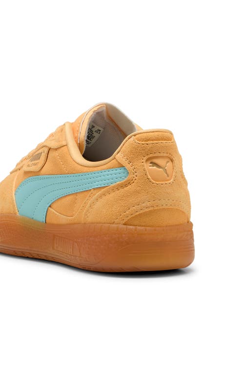 Puma Palermo Moda Xtra Gum Rubber Sneaker In Almost Apricot-safe Lake