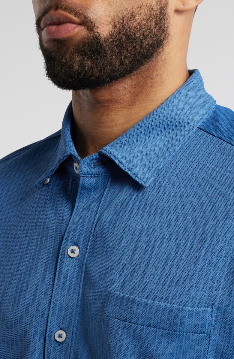 Tommy Bahama San Lucio Studio Stripe IslandZone<sup>®</sup> Button-Up Shirt, Alternate, color, 