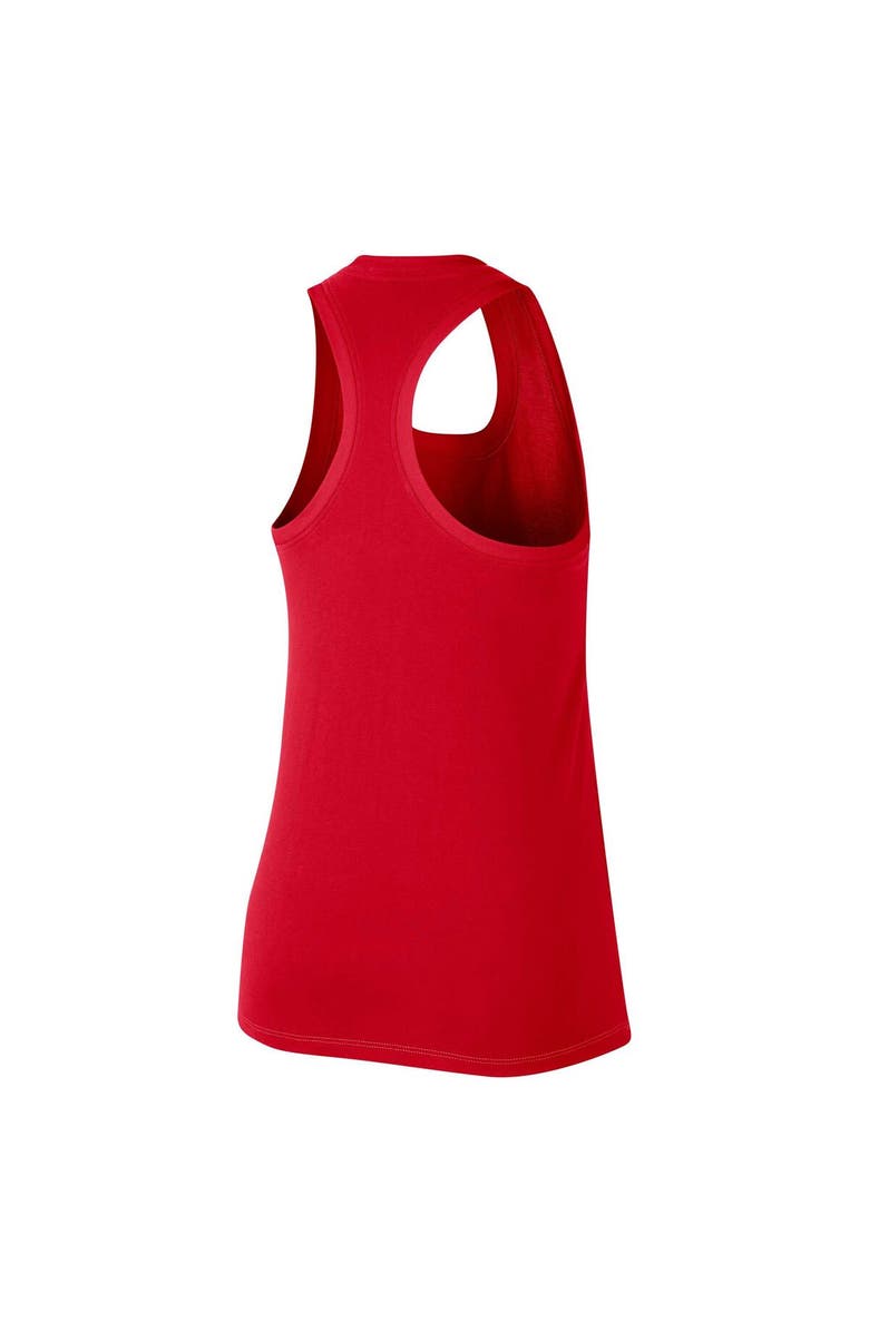 Nike Women's Nike Scarlet Ohio State Buckeyes Modern Circle Racerback Tank Top, Alternate, color, 