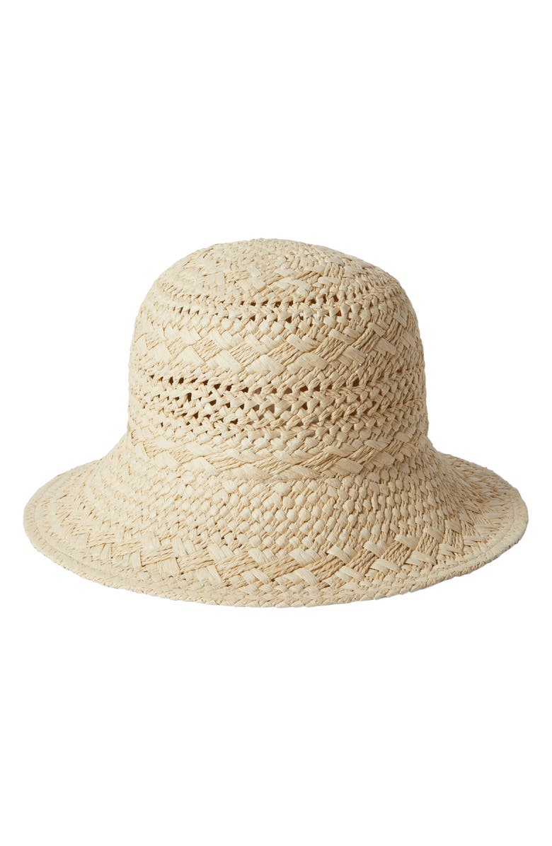 Billabong On the Sand Straw Bucket Hat, Alternate, color,