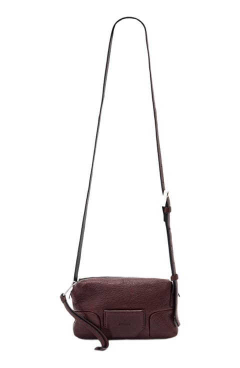 Ares Compact Leather Crossbody Bag