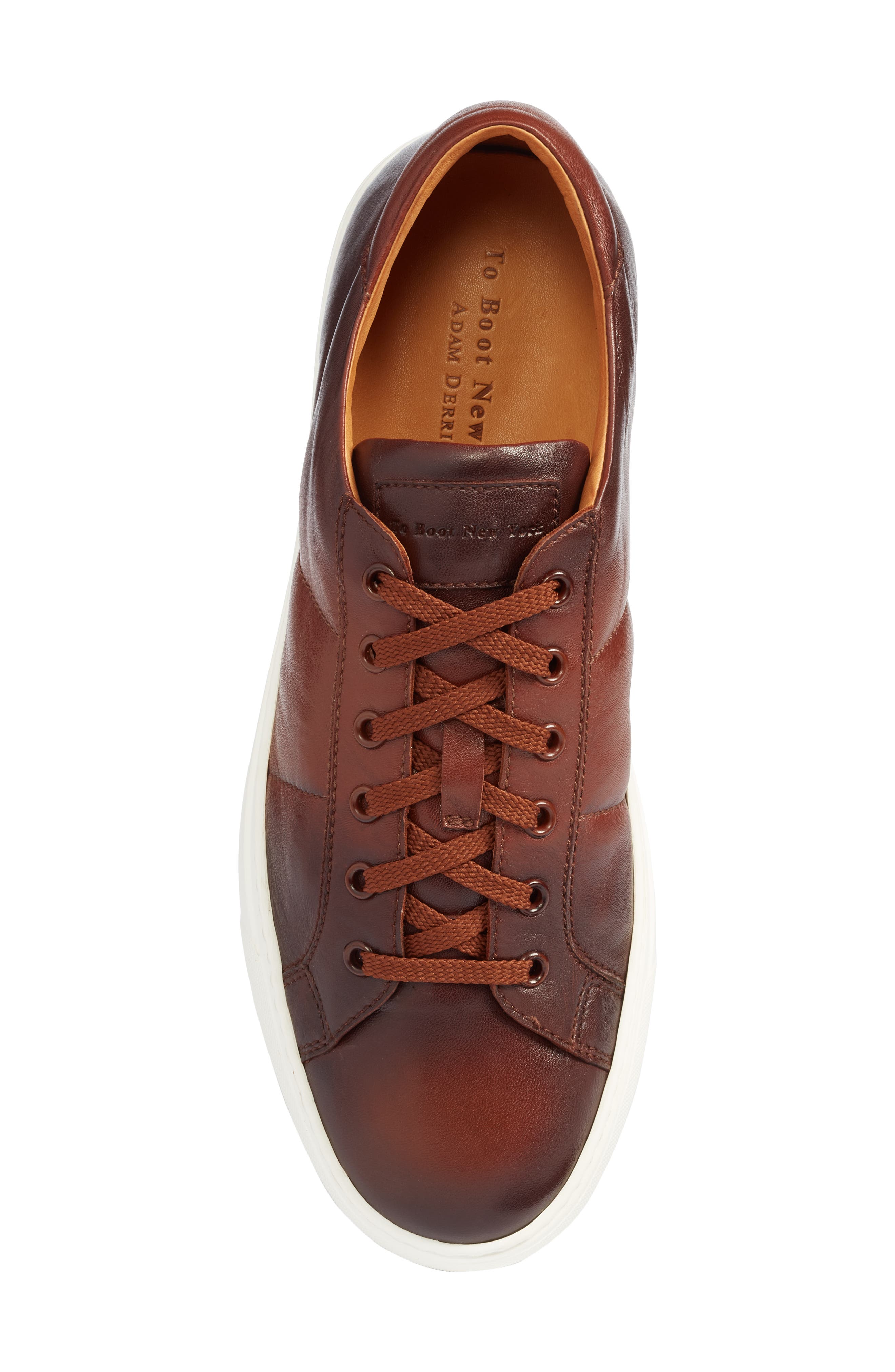 Colton Sneaker, Alternate, color, BROWN LEATHER