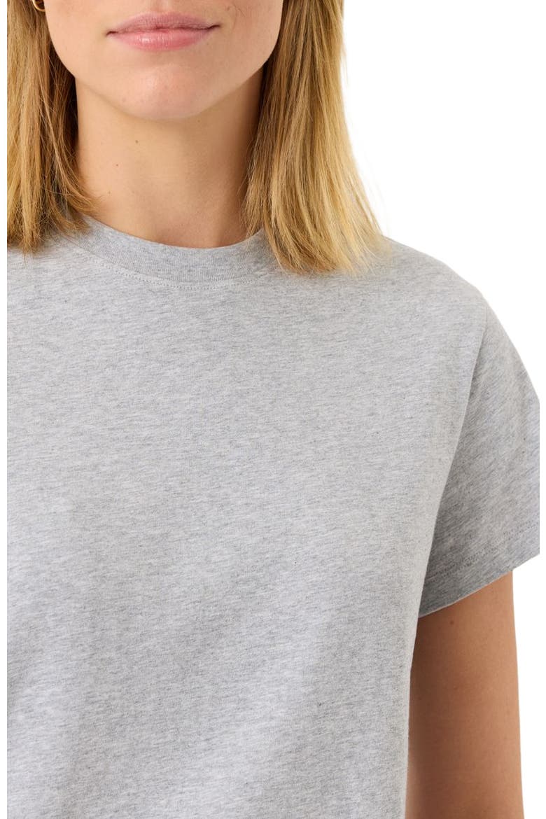 Organic Cotton Softspun Essential Crewneck Tee, Alternate, color, Heather Grey