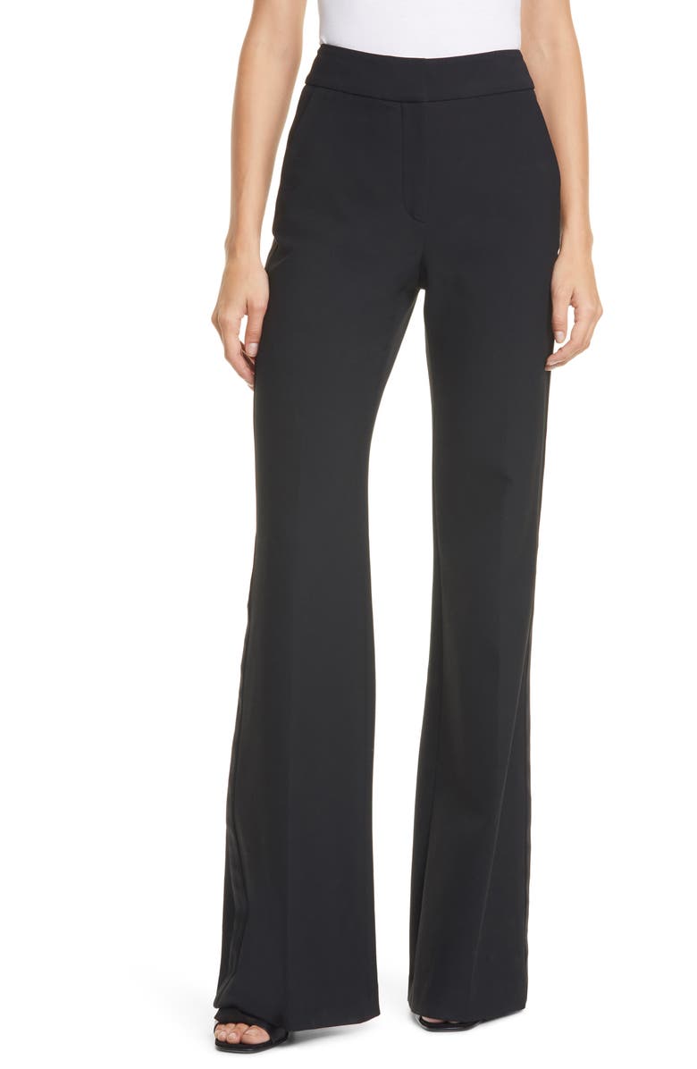 Veronica Beard Lebone Tuxedo Stripe Wide Leg Pants, Main, color,