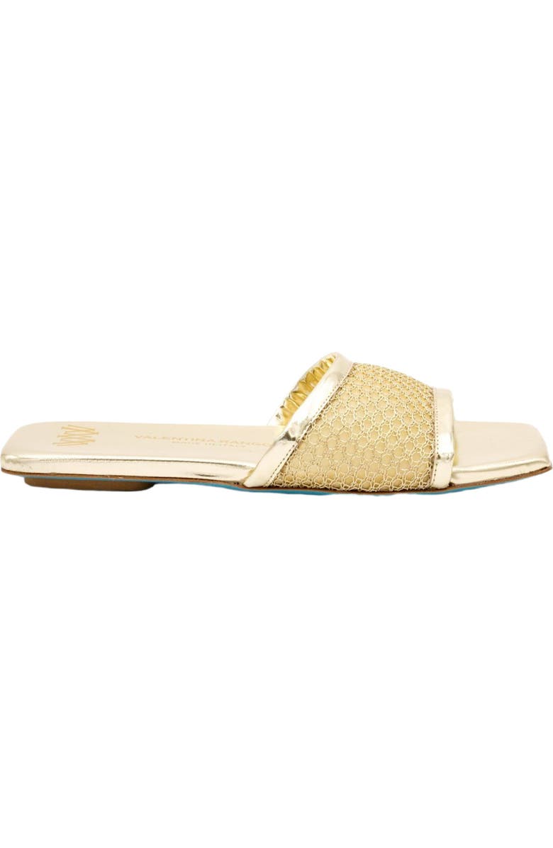 Valentina Rangoni Calliope Slide Sandals, Alternate, color, Gold
