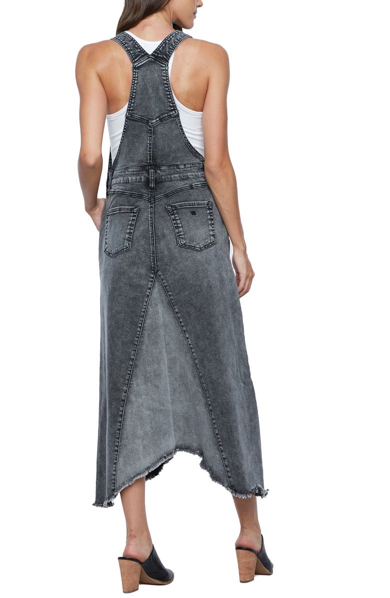 Wash Lab Denim Pieced Mixed Denim Jumper, Alternate, color, Faded Black