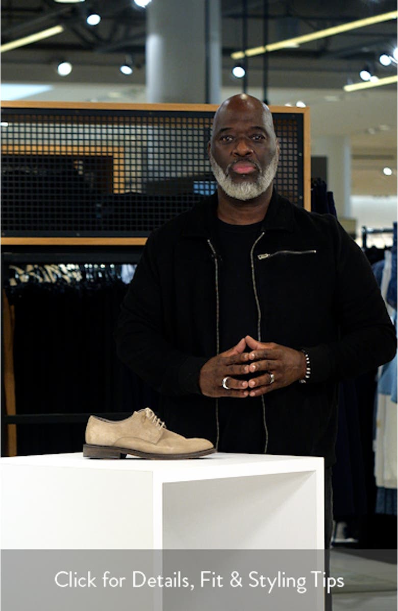 Moore Suede Plain Toe Derby, sales video thumbnail