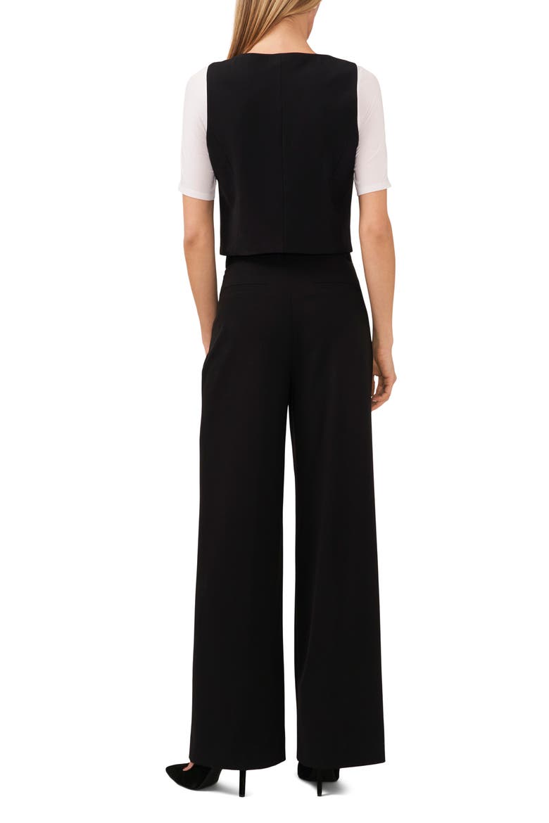 Button-Up Vest, Alternate, color, RICH BLACK