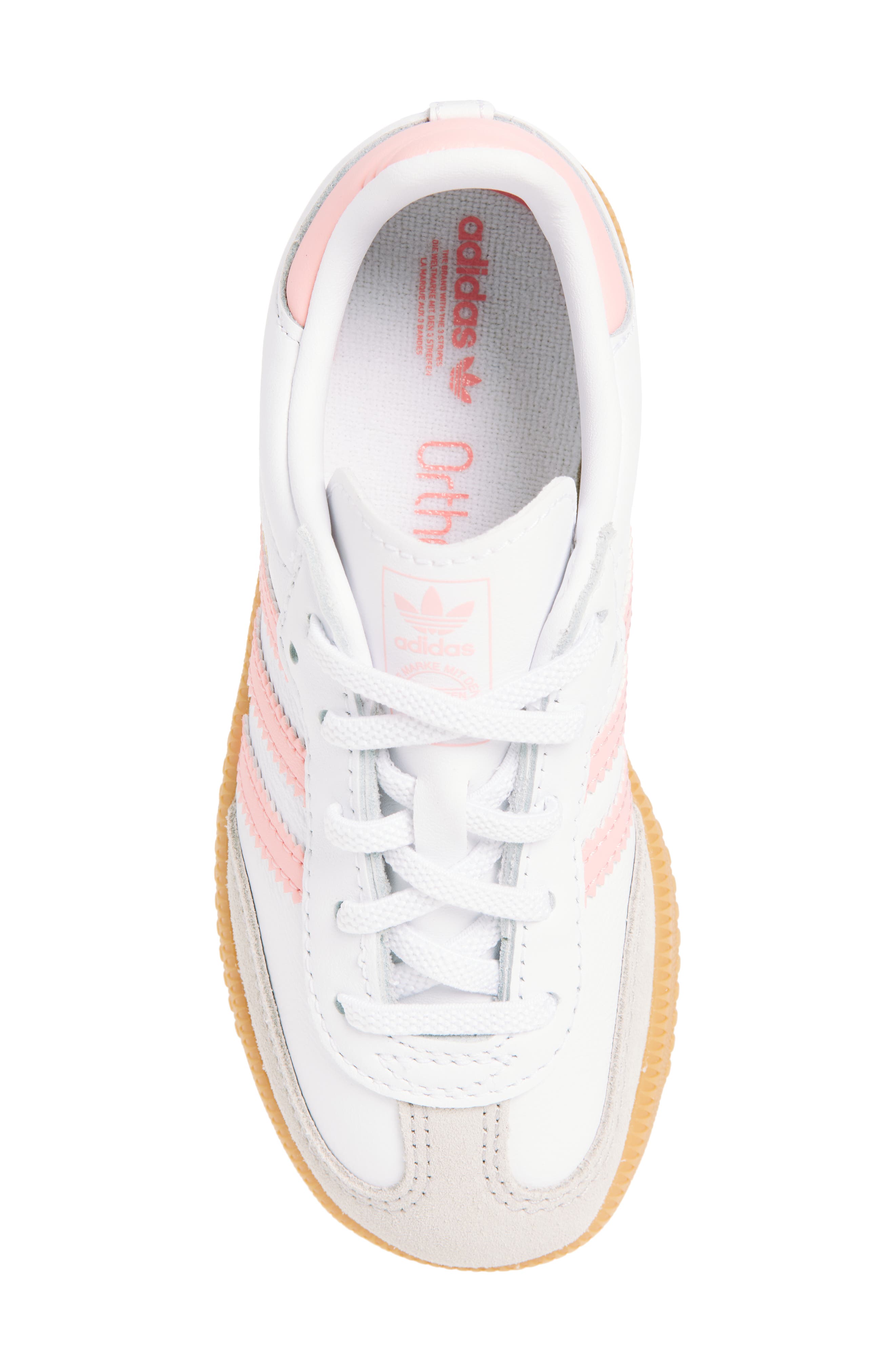 adidas Kids' Samba Sneaker, Alternate, color, Ftwwht/Sep