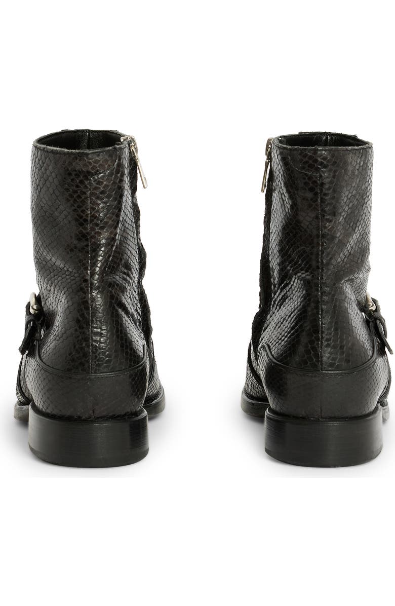 John Varvatos Regent Buckle Boot, Alternate, color, Iron Grey