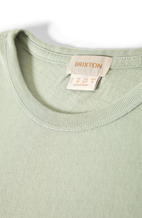 Brixton Carefree Organic Cotton Tank In Sage Green