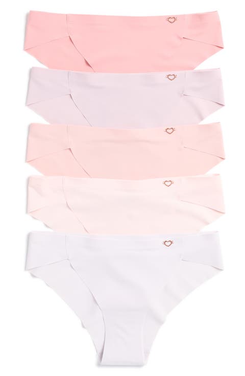 Assorted 5-Pack Dolphin Leg Laser Bikinis
