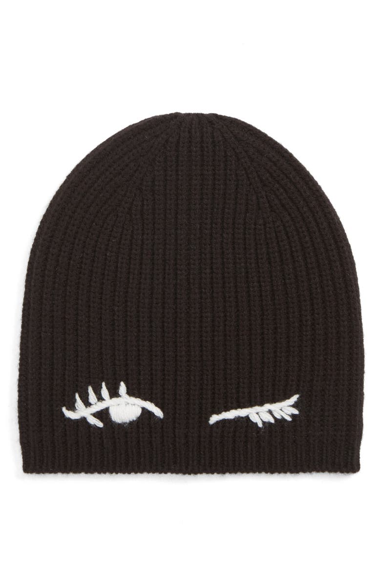 kate spade new york winking beanie, Main, color, 