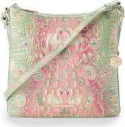 Brahmin Katie Croc Embossed Leather Crossbody Bag