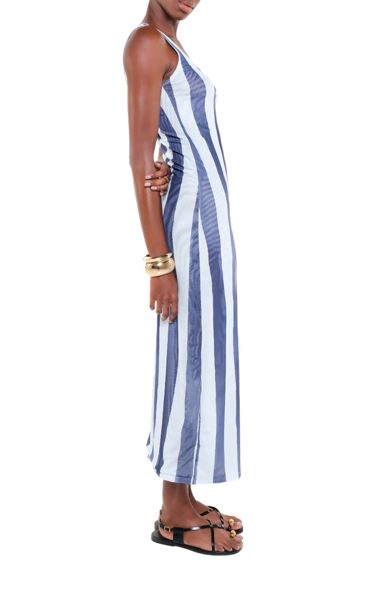 The Lulo Project Elaine Stripe Sleeveless Maxi Dress, Alternate, color, 