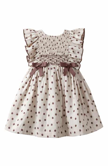 Smocked Gauze Cotton Dress