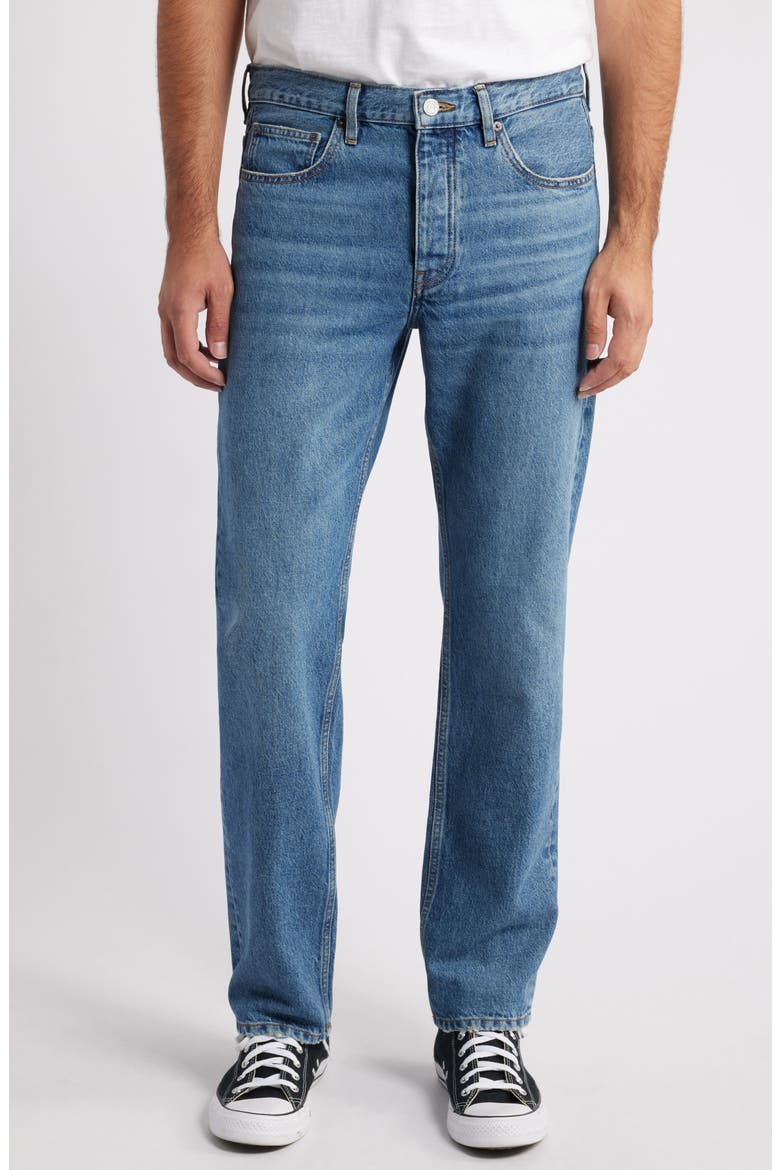 The Straight Leg Jeans, Main, color, BLUE GOLD