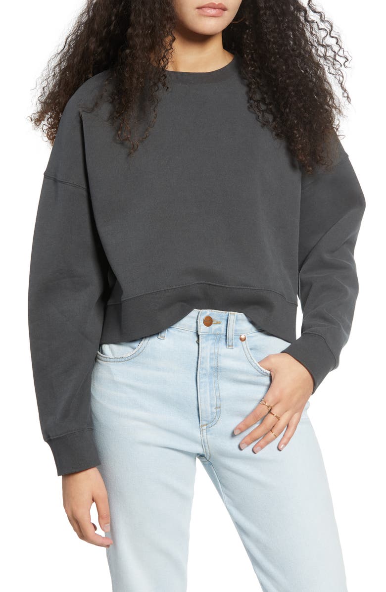 BDG Urban Outfitters Slouchy Cotton Sweatshirt, Main, color, 