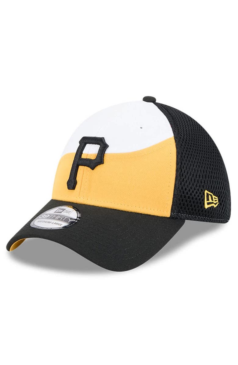 New Era Men's New Era  Gold/Black Pittsburgh Pirates 2025 Spring Training 39THIRTY Flex Hat, Main, color, 